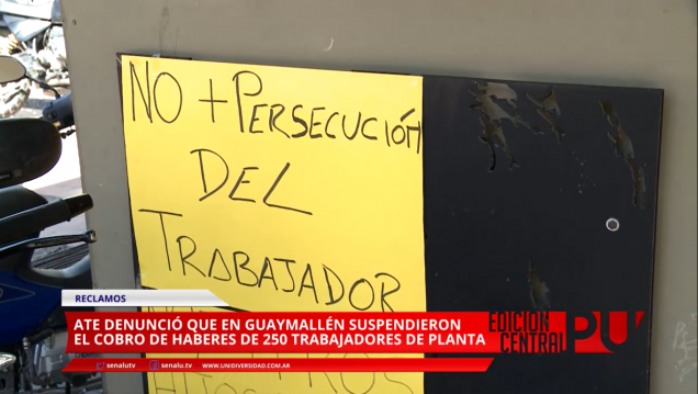 imagen ATE denuncia suspensión de cobro de haberes en Guaymallén