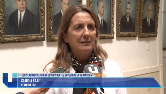 imagen Legisladores repudian los incidentes sucedidos tras la marcha
