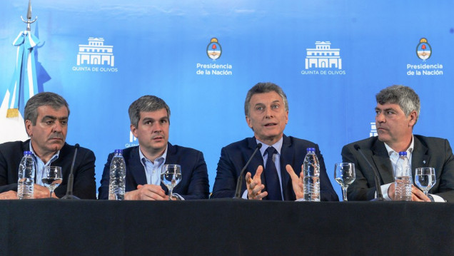 imagen Macri anunció una rebaja del 0,5 % de la retenciones a partir de 2018