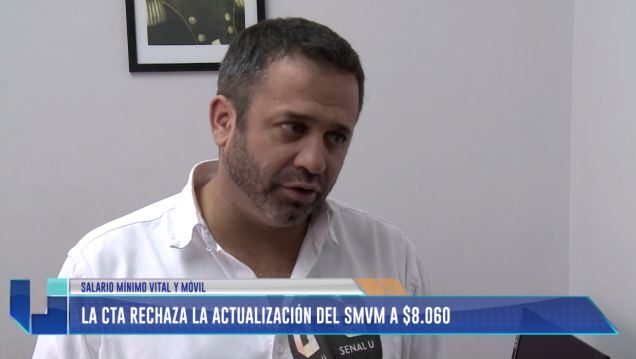 imagen La CTA rechaza la actualización del salario mínimo a $ 8060