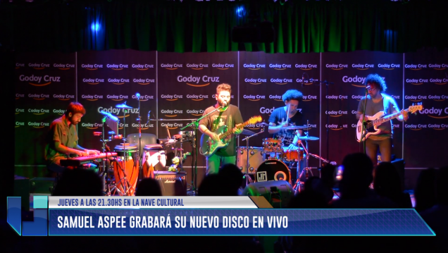 imagen Samuel Aspee grabará su nuevo disco en vivo