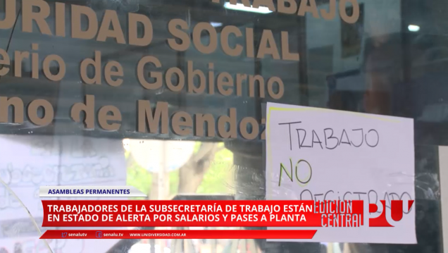 imagen Reclamo de estatales por falta de pagos