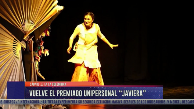 imagen Vuelve el premiado unipersonal "Javiera" 