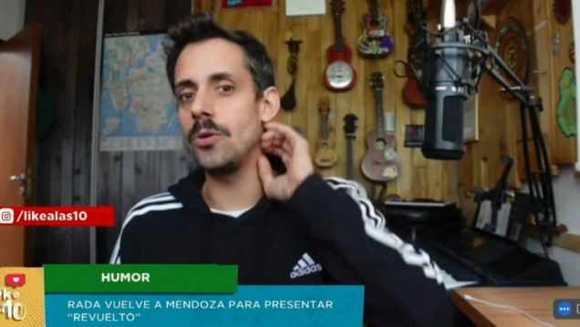 imagen Rada vuelve a Mendoza y adelanta su participación en la serie "El Reino"