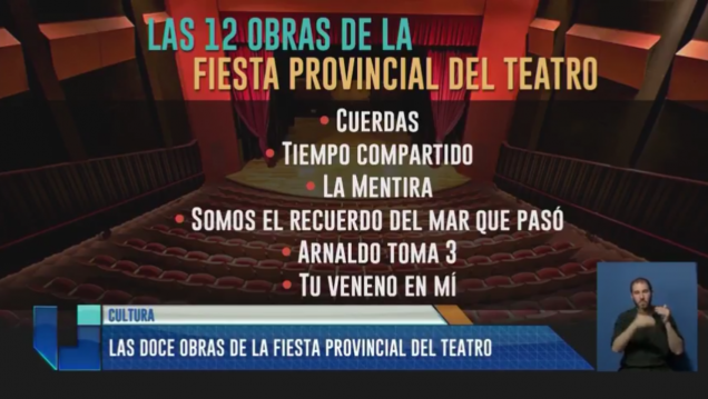 imagen Las 12 obras seleccionadas para la Fiesta Provincial del Teatro en enero
