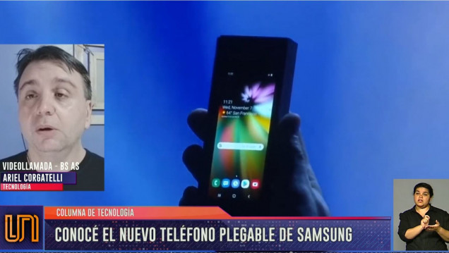 imagen Conocé el nuevo teléfono plegable de Samsung
