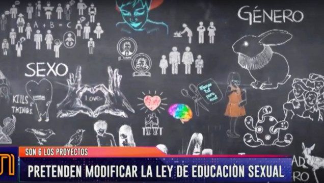 imagen Buscan modificar la Ley de Educación Sexual Integral