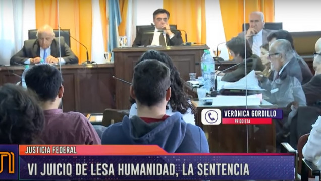 imagen Se conocerá la sentencia del VI juicio por delitos de lesa humanidad