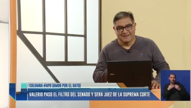 imagen Valerio será miembro de la Suprema Corte de Justicia de Mendoza