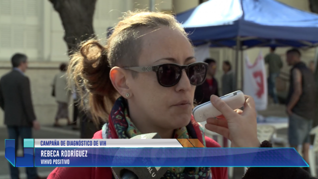imagen Personas con VIH hicieron testeos gratis para reclamar por insumos