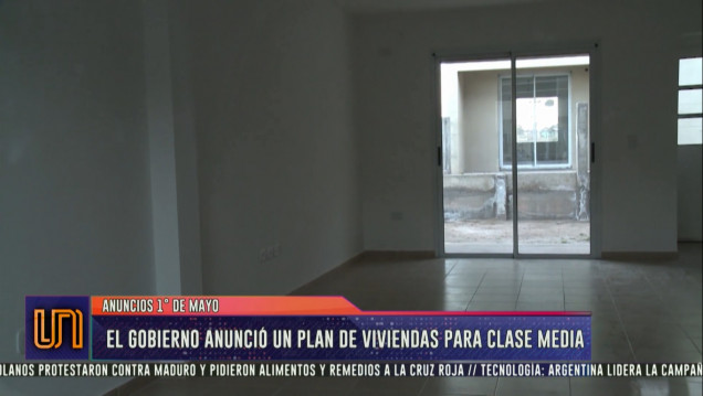 imagen El Gobierno anunció un plan de viviendas para clase media