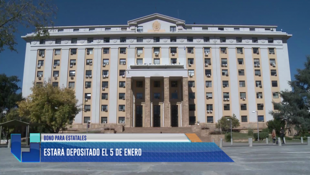 imagen Bono para estatales: Estará depositado el 5 de enero