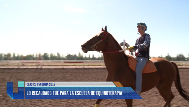 imagen Clásico Vendimia de Turf 2017: lo recaudado fue para la Escuela de Equinoterapia