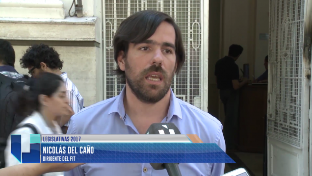imagen Del Caño y Barbeito, precandidatos por el PTS en el fango nacional