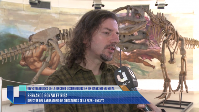 imagen POR INVESTIGAR A LOS DINOSAURIOS, LA UNCUYO ES DESTACADA MUNDIALMENTE