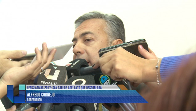 imagen Legislativas 2017: San Carlos adelantó que desdoblará y Cornejo lo criticó