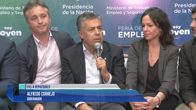 imagen Cornejo opinó sobre el 2x1 a represores: "Es una decisión de la Justicia"