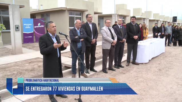 imagen Entregaron 77 viviendas en Guaymallén