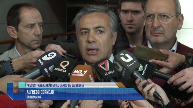 imagen Cornejo convocará a empresas para emplear a los presos