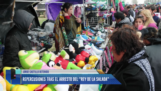 imagen El "Rey de La Salada" y la leña del árbol caído