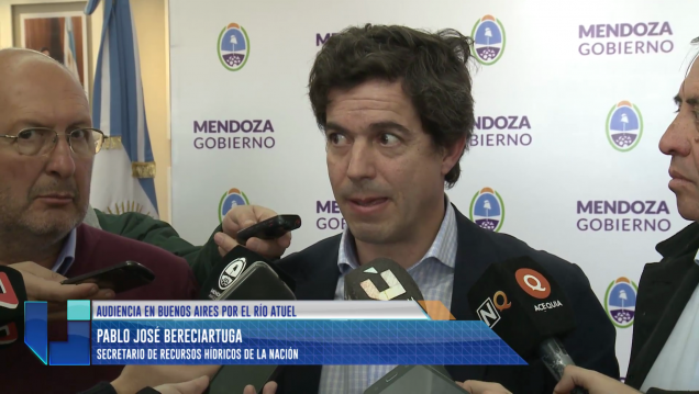 imagen El Gobierno nacional quiere resolver el conflicto por el río Atuel