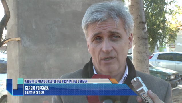 imagen Oscar Boiero es el nuevo director del Hospital El Carmen