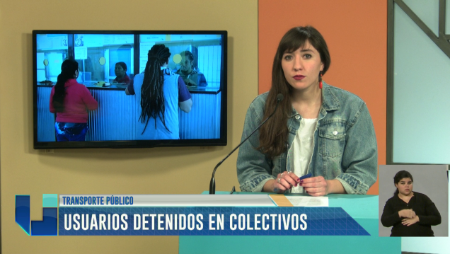 imagen Usuarios detenidos en colectivos