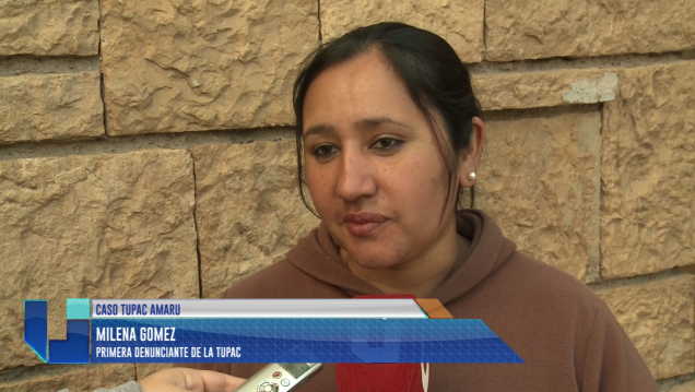 imagen Indignada, denunciante de la Tupac Amaru habló del fallo