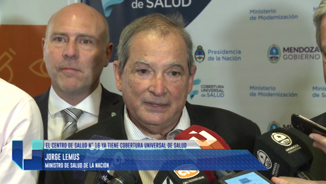 imagen La cobertura universal en salud ya se aplica en Mendoza