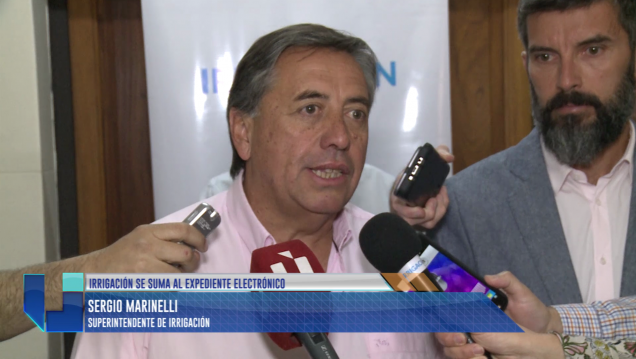 imagen Irrigación se suma al expediente electrónico