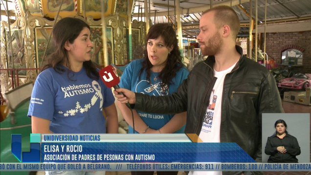 imagen La calesita del Parque San Martín, un abrazo circular para chicos autistas