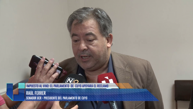 imagen Impuesto al vino: El Parlamento de Cuyo apoyará el reclamo