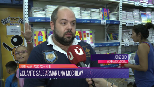 imagen La canasta escolar, un 15 % más cara que en 2017