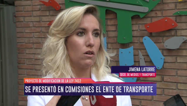 imagen El proyecto de un Ente de Transporte se presentó en comisiones