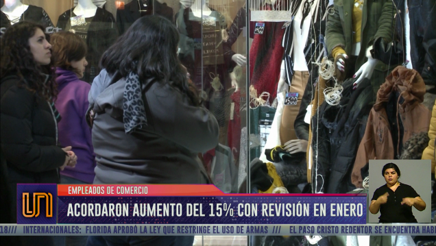imagen Empleados de Comercio acordaron aumento del 15 % con revisión en enero