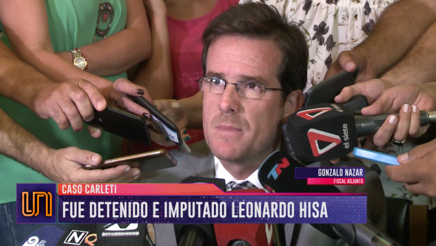 imagen Fue detenido e imputado Leonardo Hisa