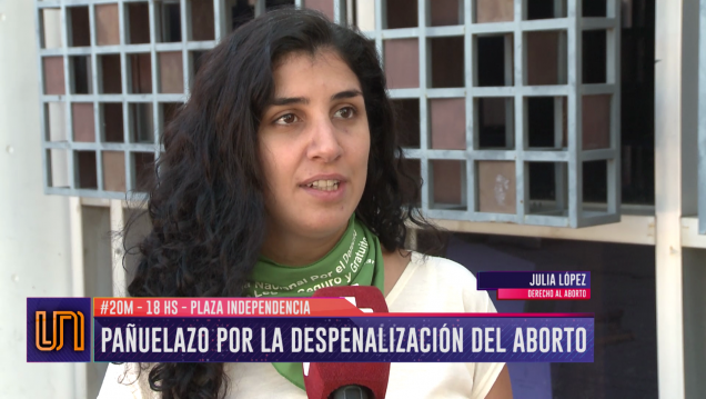imagen Convocan a un pañuelazo a favor de la legalización del aborto