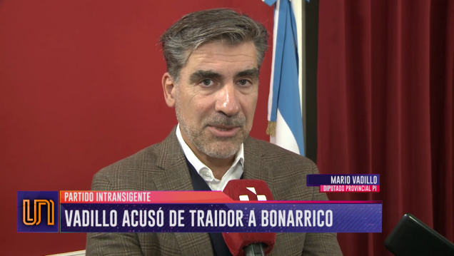 imagen El Partido Intransigente acusó de "traidor" a Bonarrico