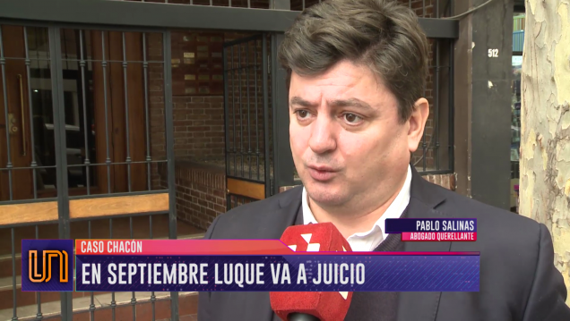 imagen Caso Chacón: Mariano Luque irá a juicio en septiembre