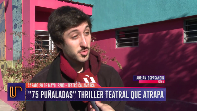 imagen "75 Puñaladas", el atrapante thriller teatral
