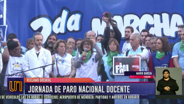 imagen Paro docente: el acatamiento universitario fue de entre el 50 y el 80 %