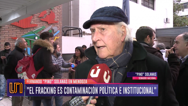 imagen Pino Solanas: "El fracking es contaminación política e institucional"