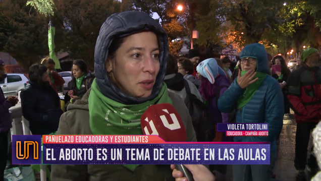 imagen Buscan que se dé en las aulas el debate por el aborto legal