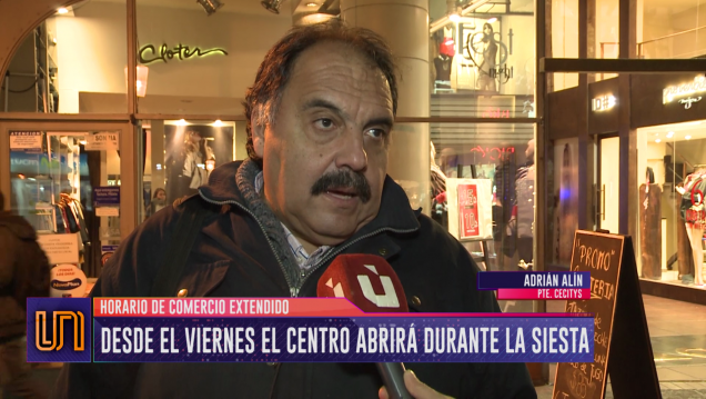 imagen Desde este viernes, algunos negocios del centro abrirán durante la siesta