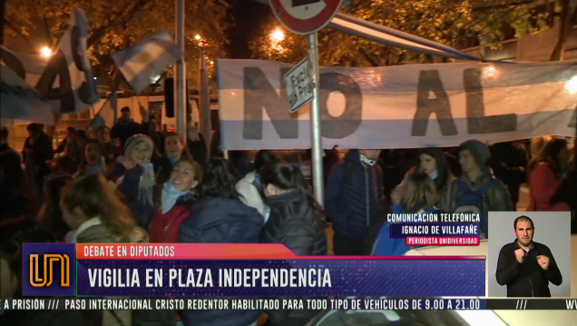 imagen Así se vivieron las vigilias a favor y en contra del aborto legal