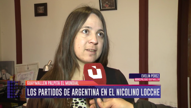 imagen Guaymallén transmite los partidos de Argentina por pantalla gigante