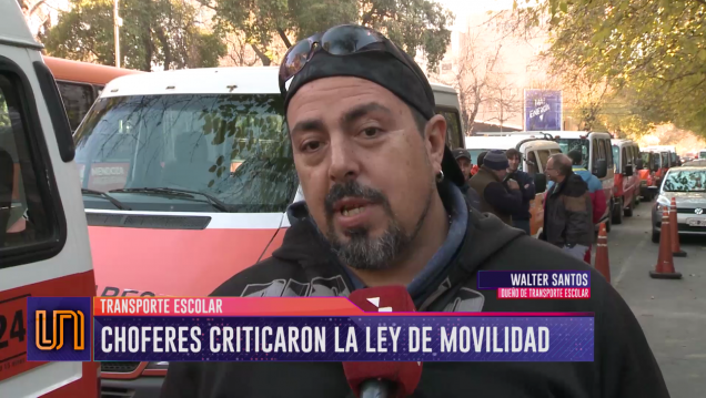 imagen Transportistas escolares contra la ley de Movilidad