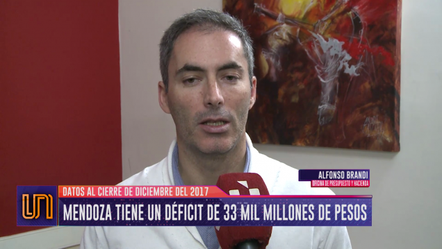 imagen Mendoza tiene un déficit de 33 mil millones de pesos