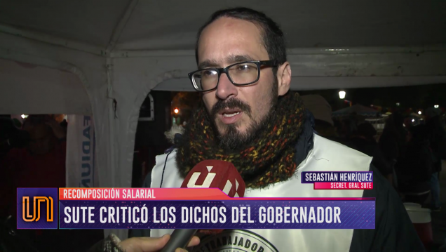 imagen El SUTE criticó a Cornejo y pidió la reapertura de paritarias