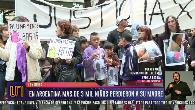 imagen Más de 3 000 niños perdieron a su madre en femicidios